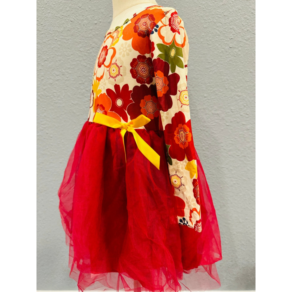 Wellington Designs Retro Floral Tulle Dress, Sz 5/6 NWT - Picture 4 of 10